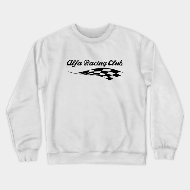 Alfa Romeo Racing Logo Crewneck Sweatshirt by sunarya